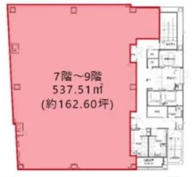 榊原記念ビルディング 7 フロア図面 1