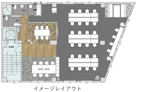 大崎ビル(TRANS-SHIBUYA) 4 フロア図面 91
