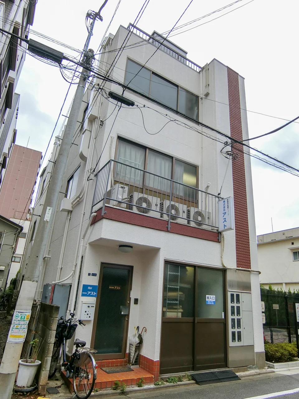 貸工場・営業所 品川区東中延1-2-19 1階から3階一棟貸し 外観 2