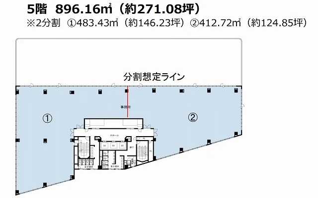 KDX東品川ビル 5 フロア図面 26