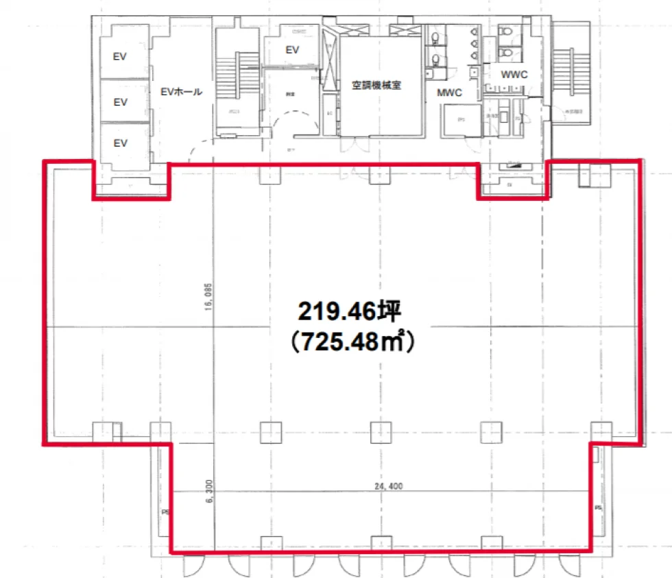 FORECAST五反田WEST 7 フロア図面 22