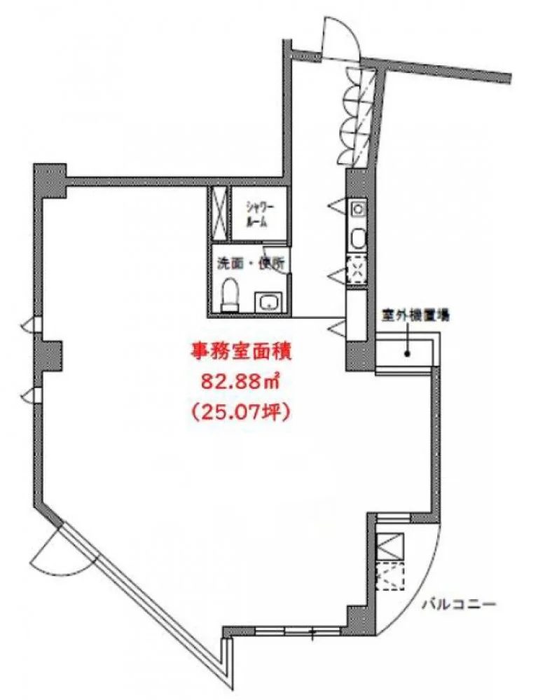 都住創山吹町ビル 5 フロア図面 9