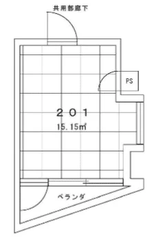 井上ビル12号館 2 フロア図面 3