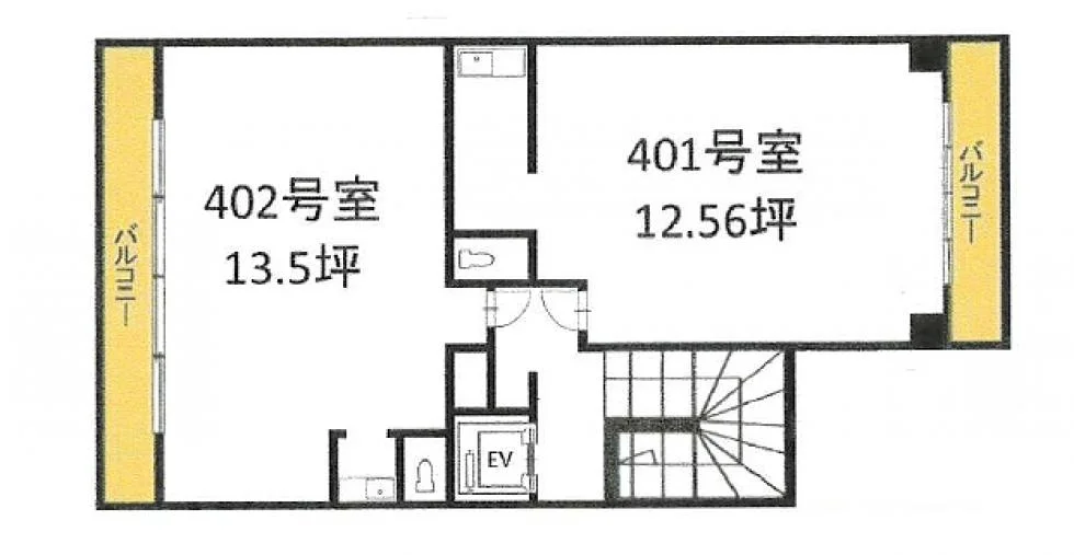 西村ビル 4 フロア図面 6