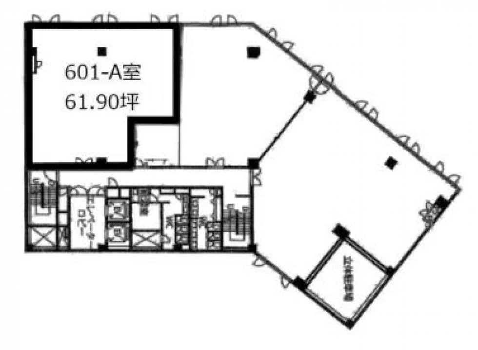 新宿国際ビルディング新館 6 フロア図面 9