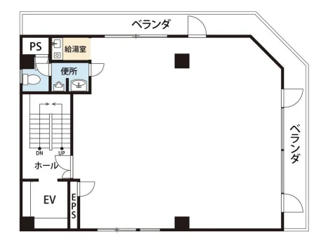 八重洲新宿御苑ビル 4 フロア図面 7