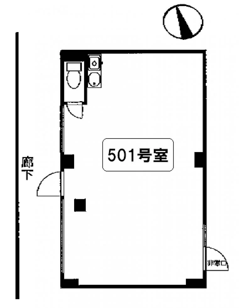 森山ビル東館・西館 5 フロア図面 5