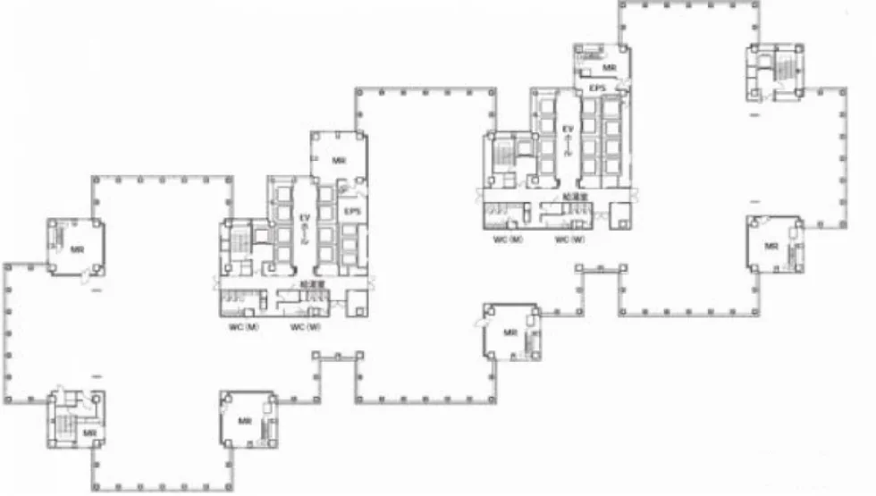 新宿パークタワー 11 フロア図面 11