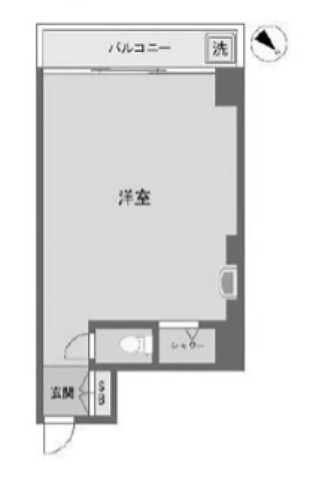 バラードハイム新宿渡辺ビル 7 フロア図面 9