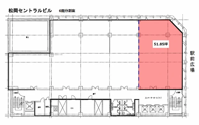 松岡セントラルビル 6 フロア図面 7