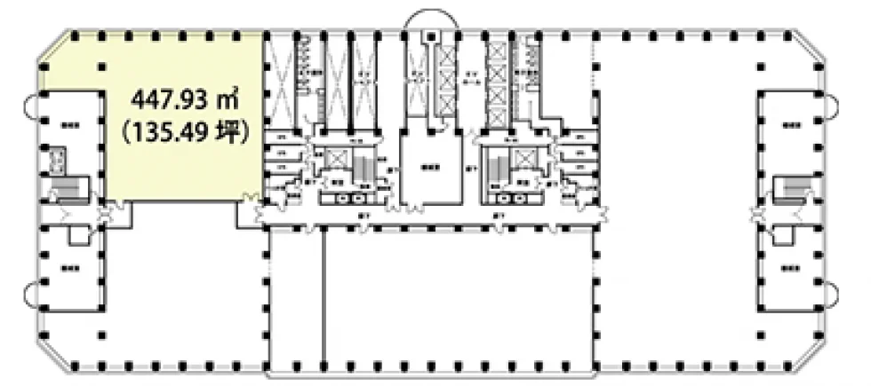 新宿アイランドタワー 22 フロア図面 8