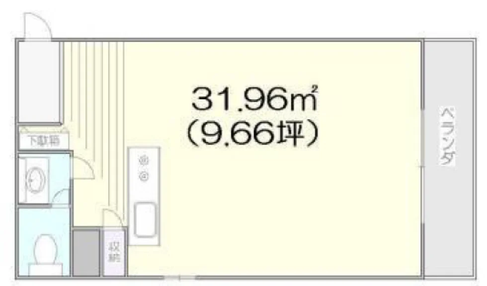 藤和新宿御苑コープビル 2 フロア図面 3
