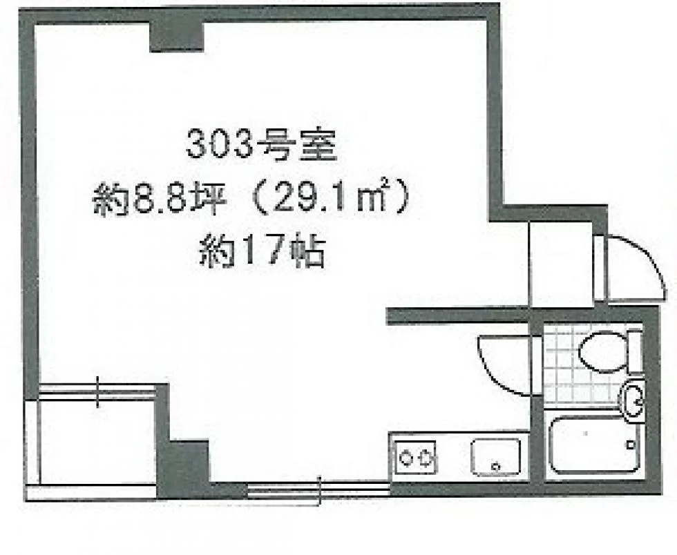高田馬場ファミリービル 3 フロア図面 9