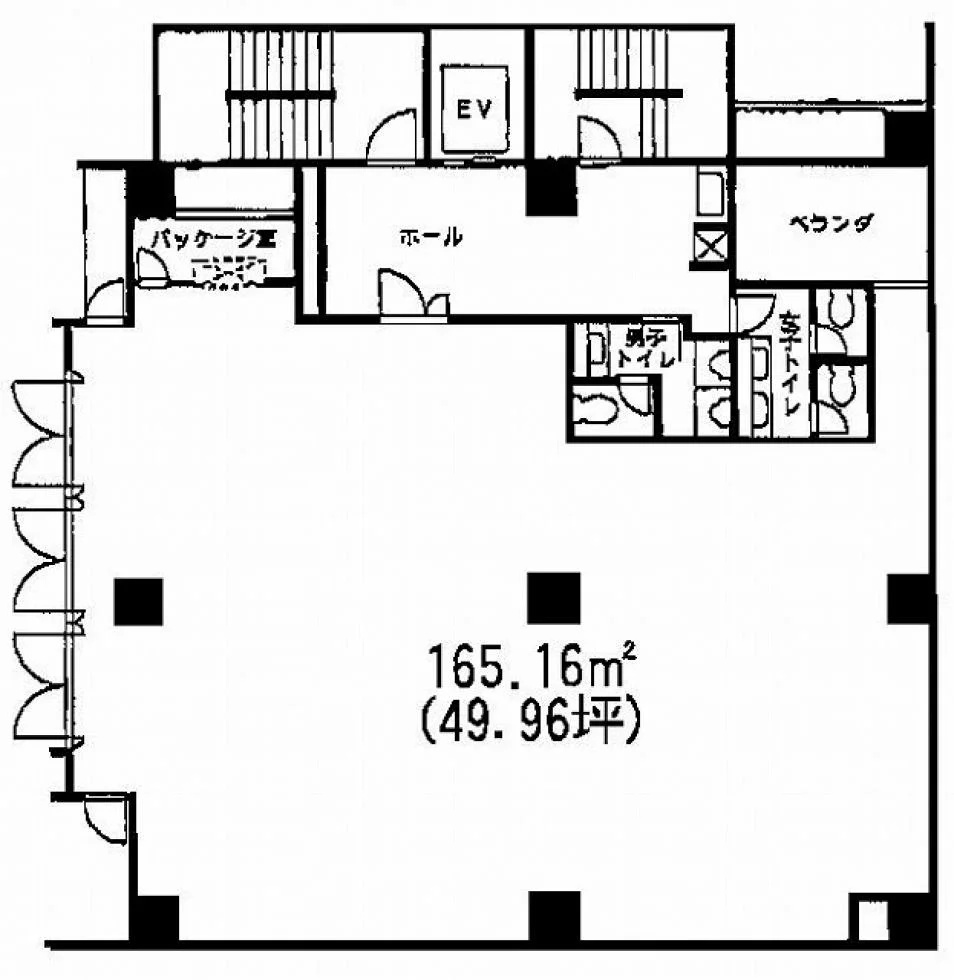 北新宿君嶋ビル 3 フロア図面 6