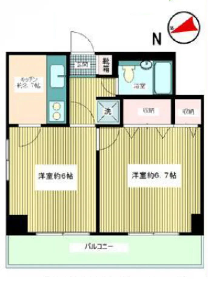 サンパレス新宿ビル 9 フロア図面 5
