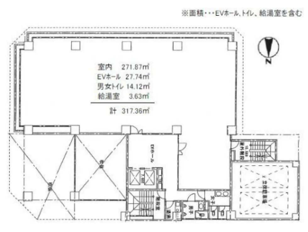 壱丁目参番館ビル 2 フロア図面 9