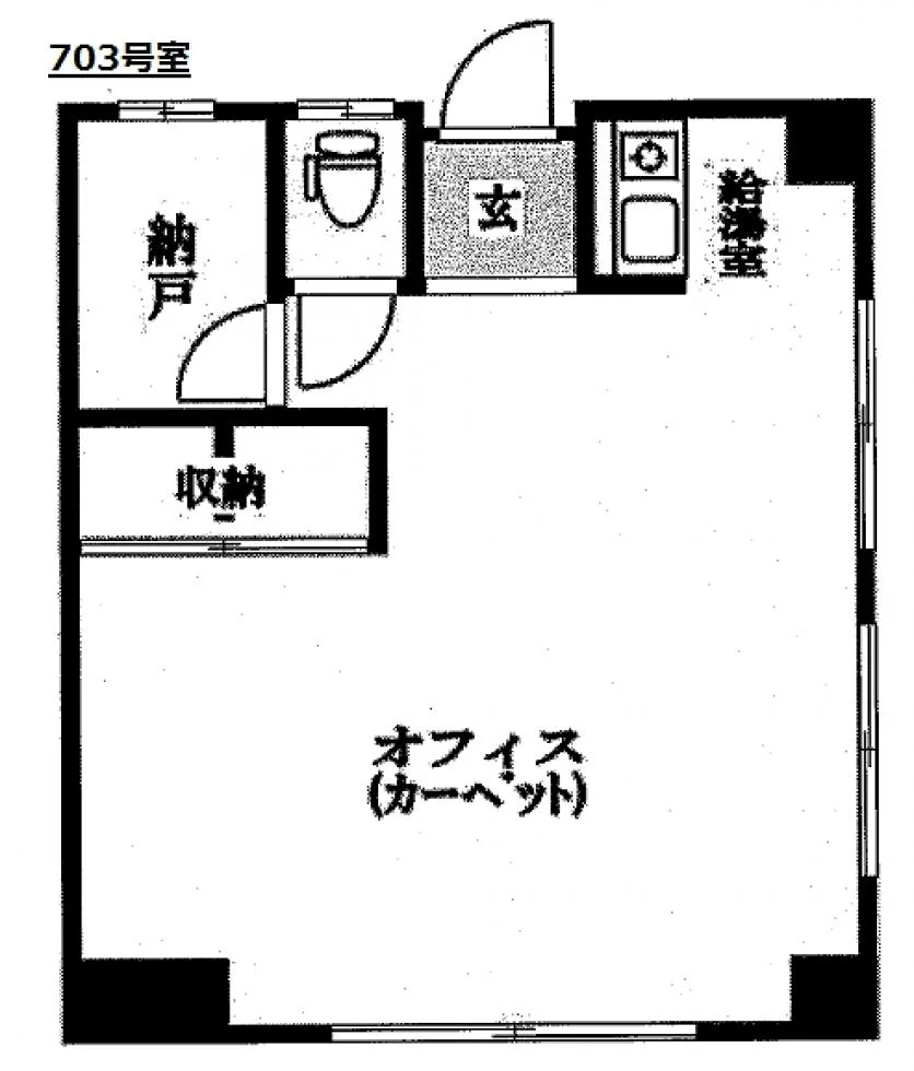 カーサ御苑ビル 7 フロア図面 9
