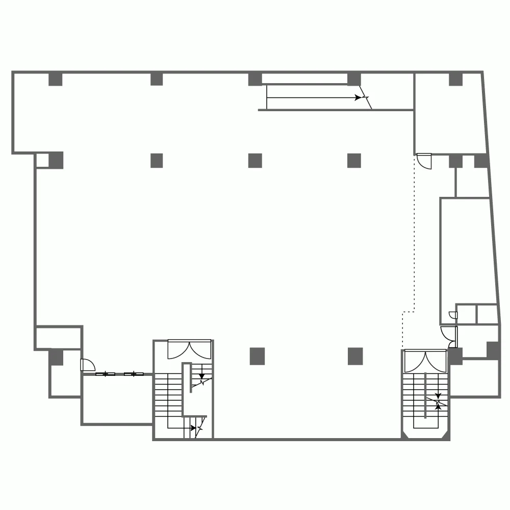 アドホック新宿ビル 2 フロア図面 7