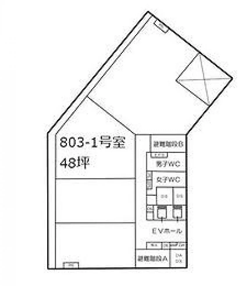 新宿国際ビルディング新館 8 フロア図面 9