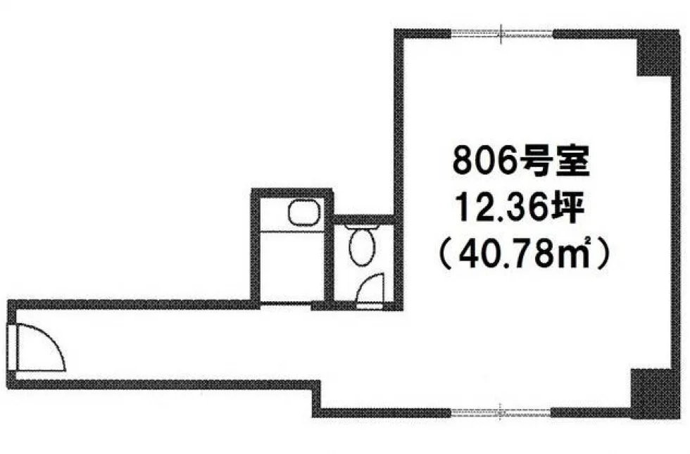 新宿Qフラットビル 8 フロア図面 9