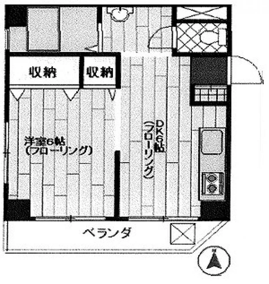 北村ハイツ 4 フロア図面 6