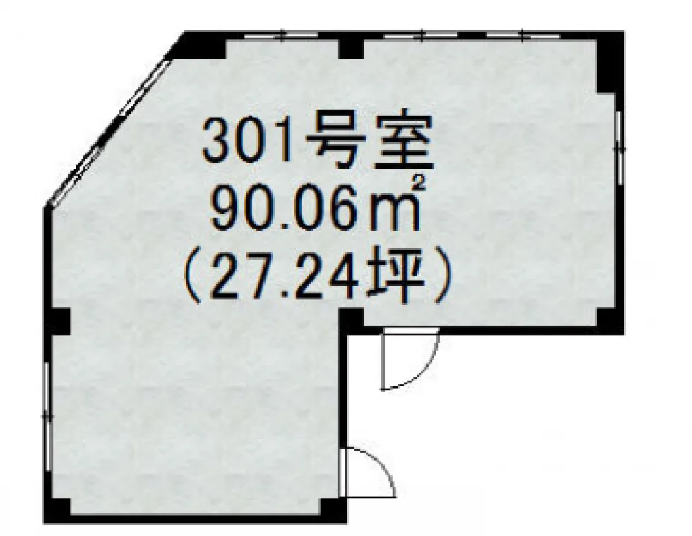 井上ビル 3 フロア図面 9