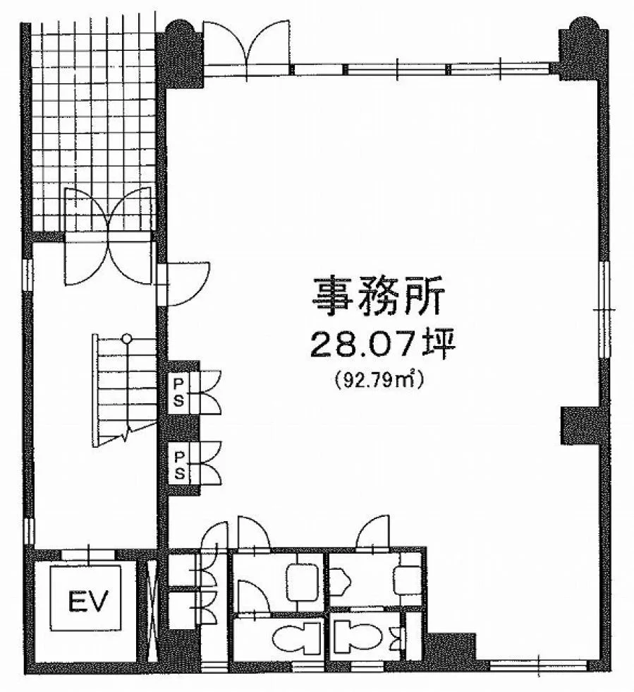 飯田橋三喜ビル 1 フロア図面 9