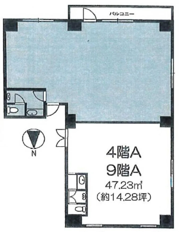 新宿エステートビル 4 フロア図面 8
