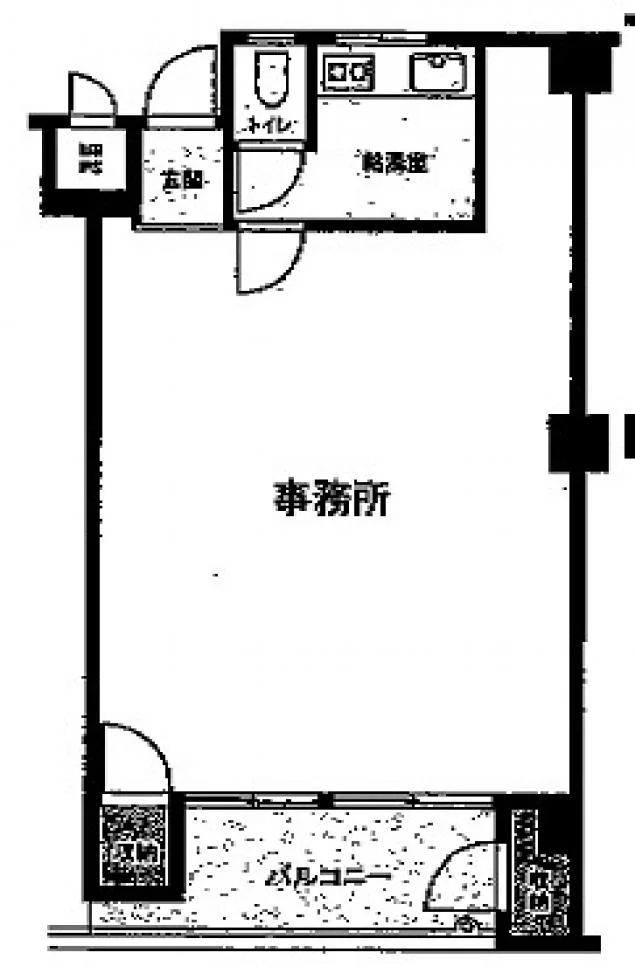高田馬場ビル 4 フロア図面 6