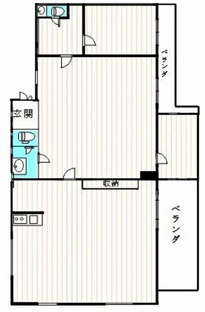 ローヤル若葉 6 フロア図面 9