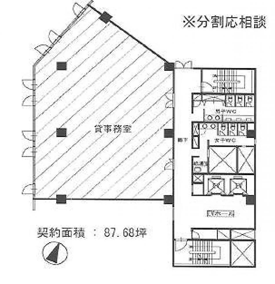 新宿国際ビルディング新館 4 フロア図面 9