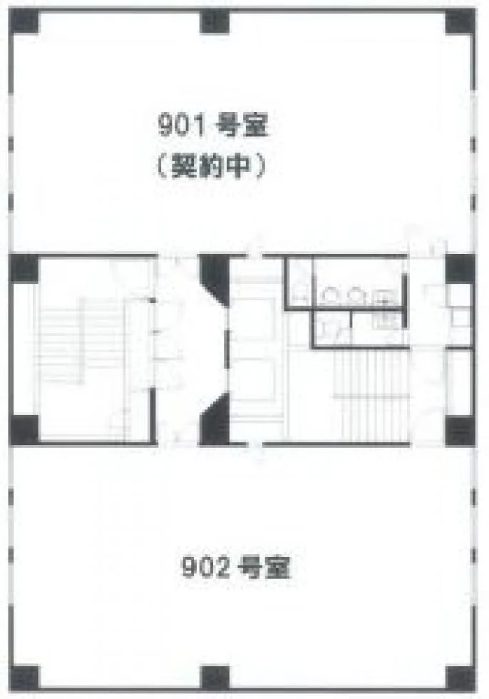 ラ・ベルティ新宿(ラベルティ新宿) 9 フロア図面 7