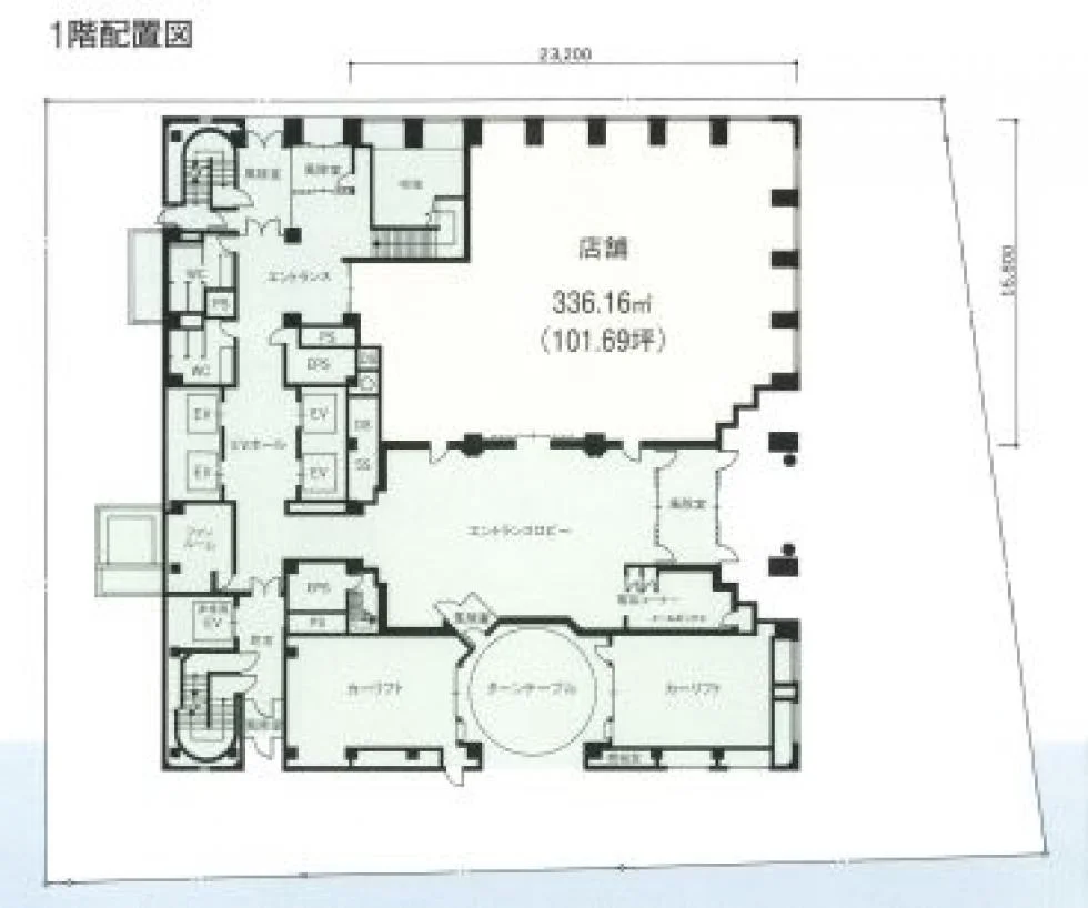 新宿アイランド・ウイングビル B1 フロア図面 8
