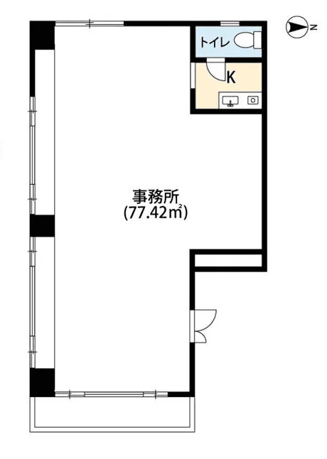 グラン四谷ビル 1 フロア図面 3