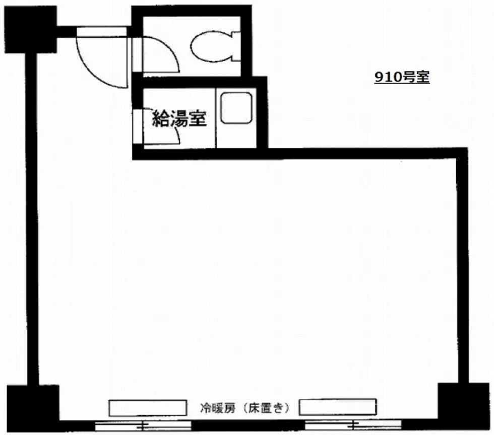 新宿Qフラットビル 9 フロア図面 9