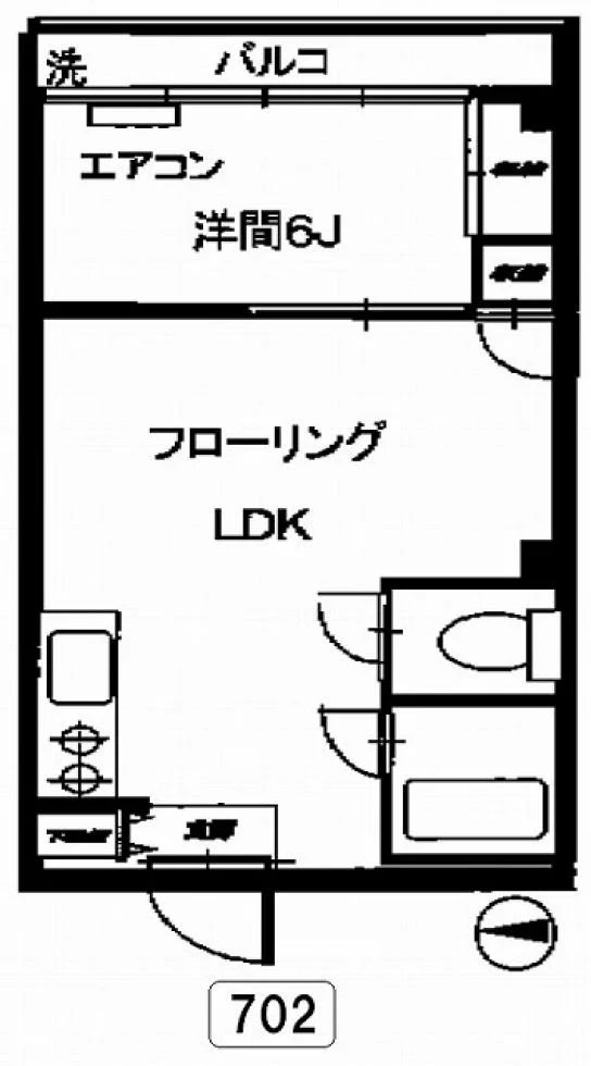 北村ハイツ 7 フロア図面 5