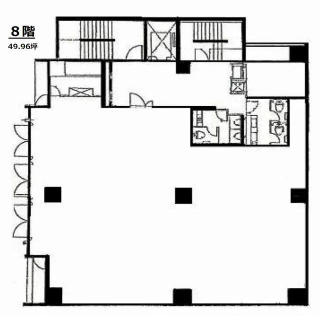 北新宿君嶋ビル 8 フロア図面 7
