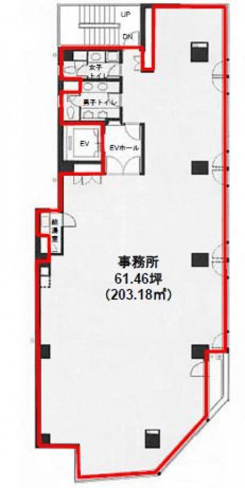 エアマンズビル市ヶ谷 3 フロア図面 4