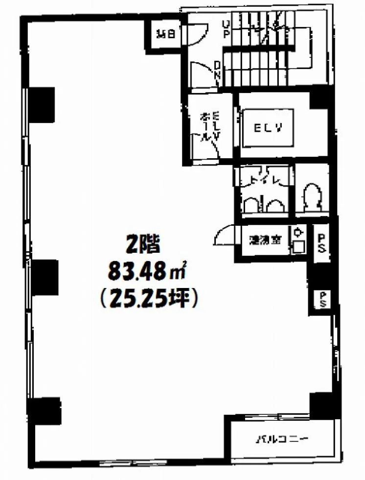信濃町SANMOビル 2 フロア図面 9