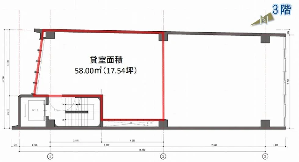 YGビル 3 フロア図面 6