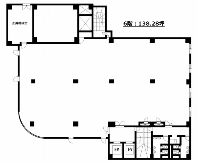 日東星野ビル 6 フロア図面 4