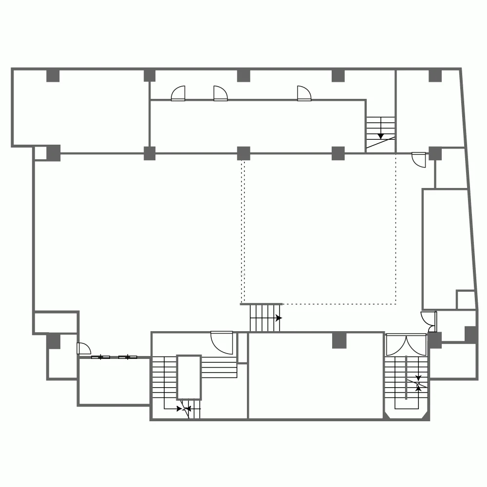 アドホック新宿ビル 3 フロア図面 7