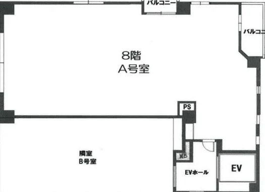 ニューリバー51ビル 8 フロア図面 7