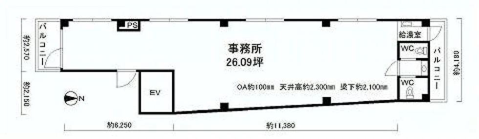 シミズビル 8 フロア図面 9
