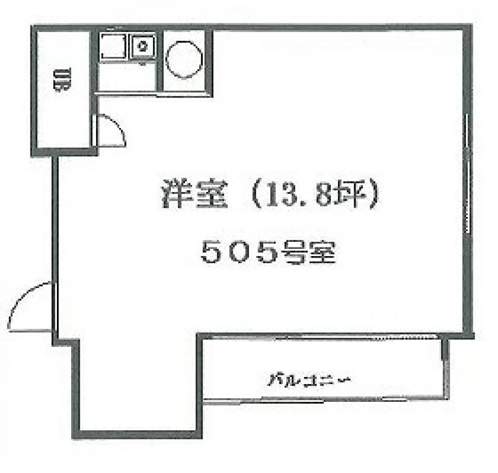 ラフィネ新宿ビル 5 フロア図面 5