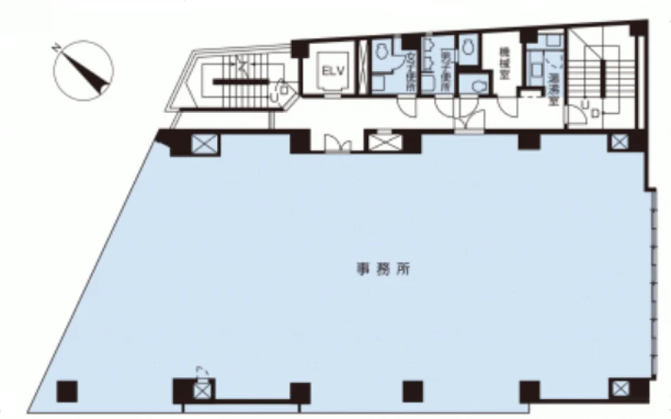 立花新宿ビル 2 フロア図面 11