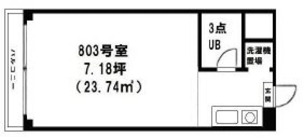 高田馬場ダイカンプラザ 8 フロア図面 4