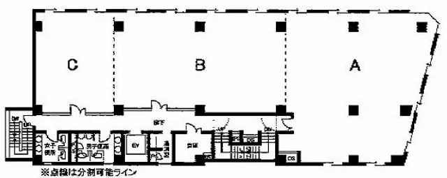 新宿加藤ビルディング 4 フロア図面 11