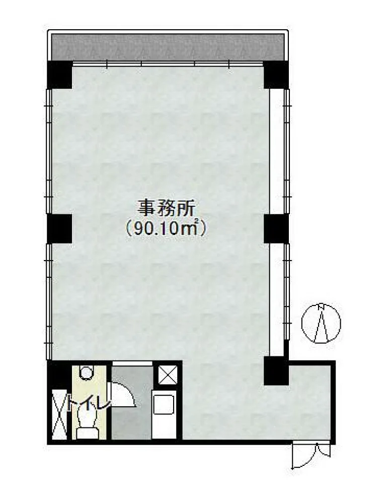 グラン四谷ビル 2 フロア図面 3