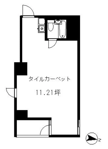 レイフラット新宿 10 フロア図面 6